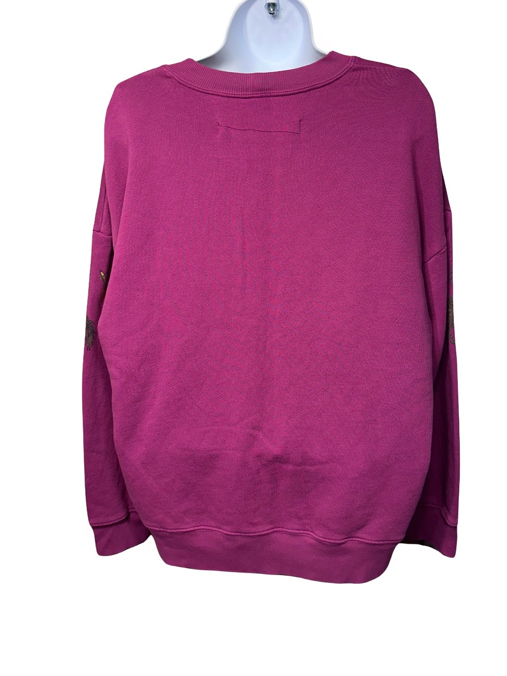 Raquel Allegra Magenta Chariot Horse Tarot Eye Graphic Sweatshirt Size 0 XS - Picture 4 of 5